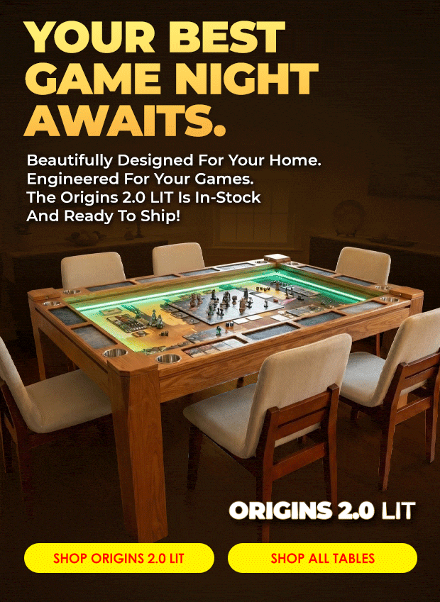 Origins 2.0 Lit Game Table